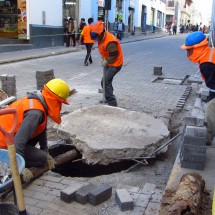 Road works in Arequipa